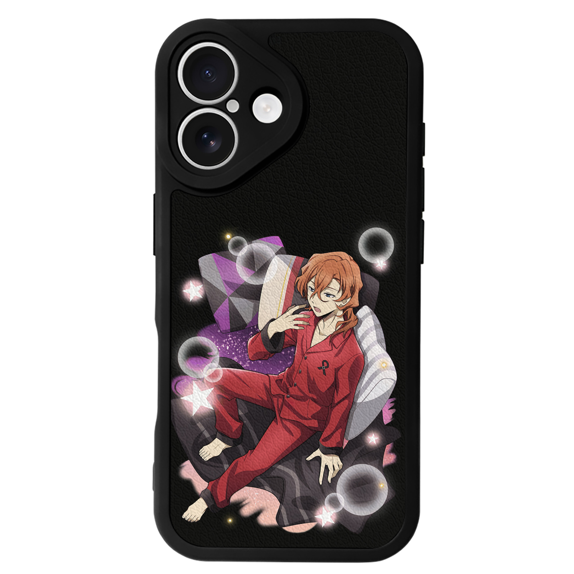 （画像用） 文豪ストレイドッグス Bungo Stray Dogs 【iPhone 16シリーズ対応】シリコンスマホケース（レザー調） 材質：シリコン
